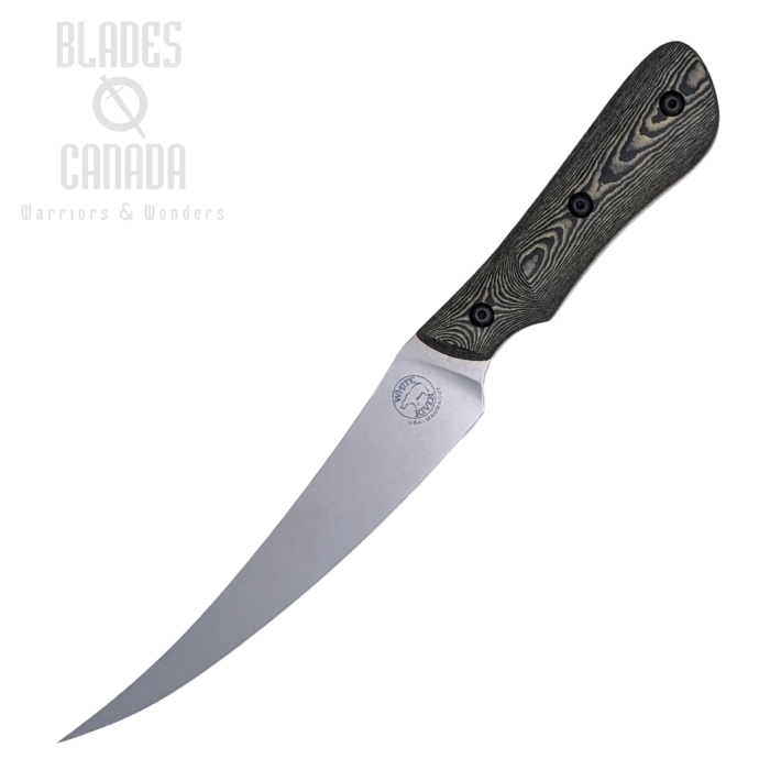 (image for) White River Smith & Sons Boning Knife, CPM Magnacut 5.7", Richlite Maple/Black, WRSS-BON-RMB